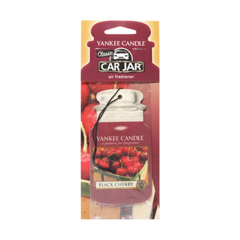 Yankee Candle Black Cherry Car Jar Air Freshener Extra Image 1